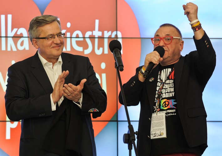 Bronisław Komorowski i Jerzy Owsiak