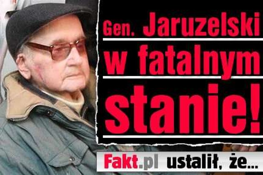 Gen. Jaruzelski w fatalnym stanie! Fakt.pl ustalił, że...