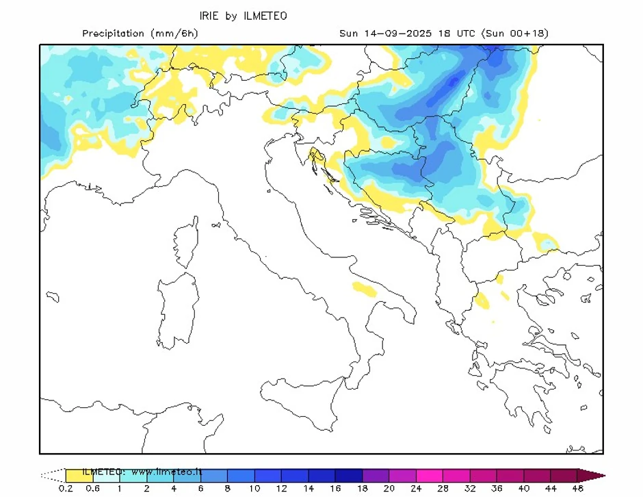 Radarski snimci nevremena danas u Srbiji