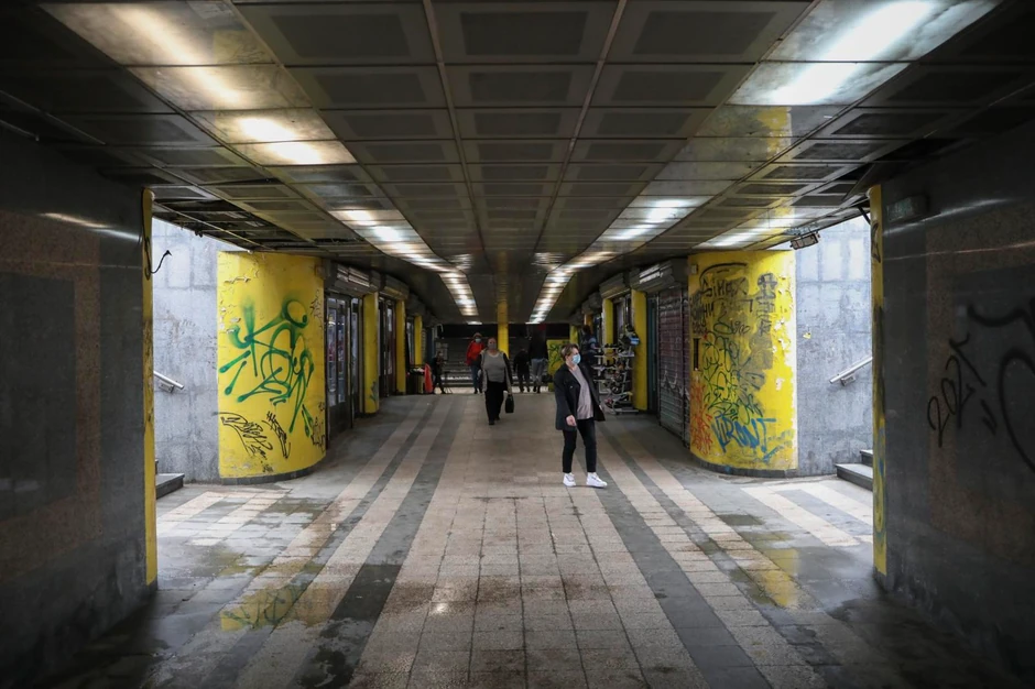 Podzemni prolaz na Beogradskom sajmu: Mokro, prljvavo, zapušteno 