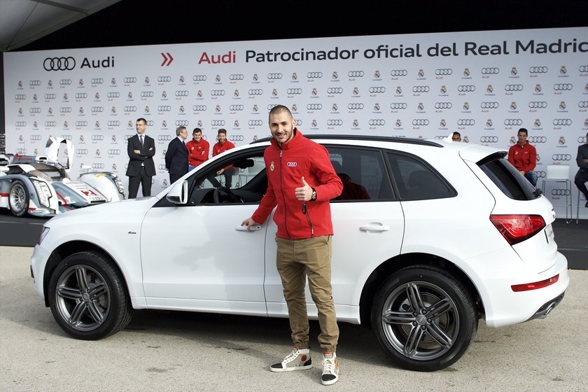 Piłkarze Realu Madryt dostali od sponsora wypasione fury marki Audi!