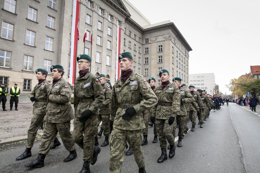 Katowice. Święto niepodległości 11 listopada 2017