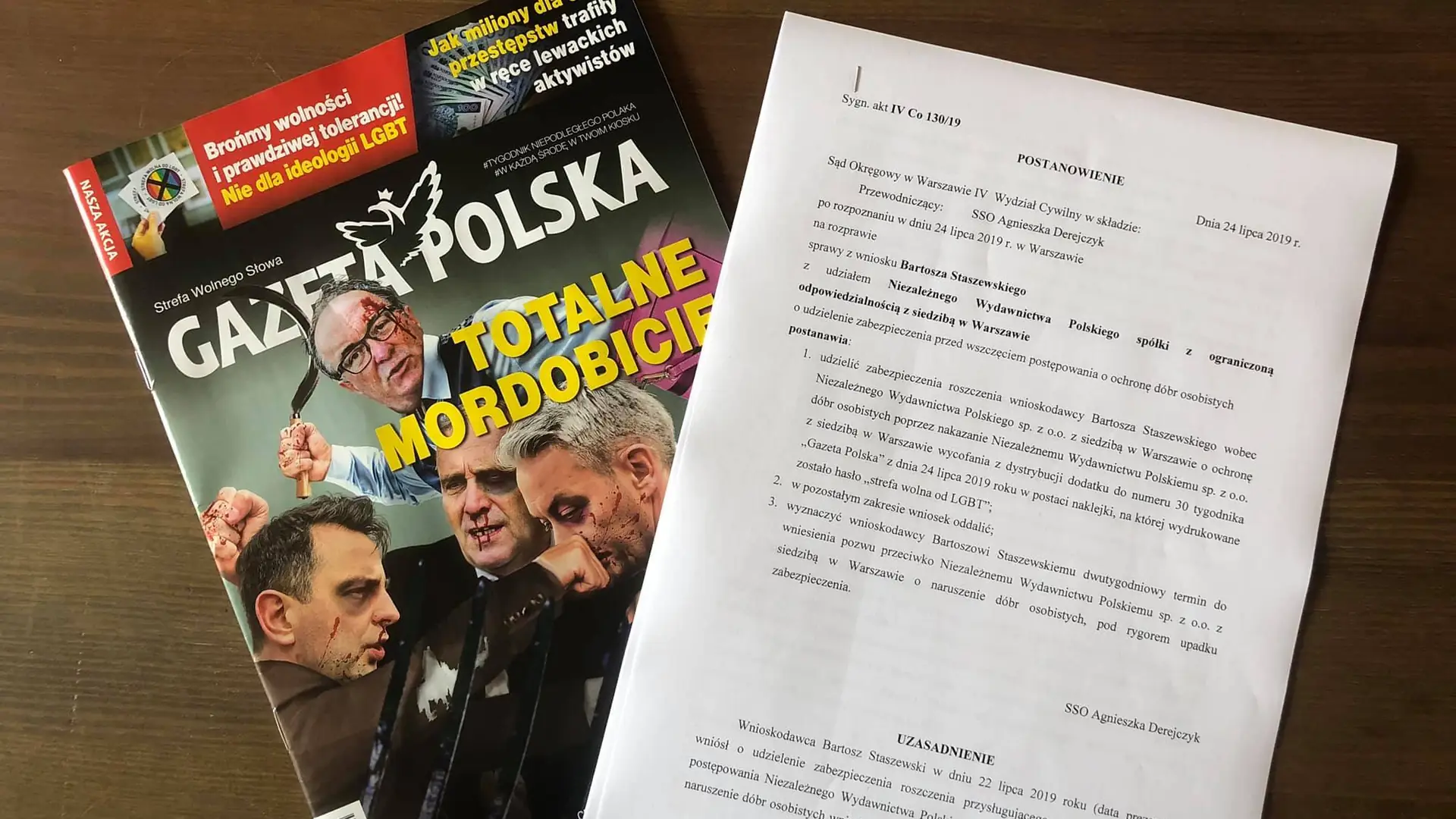 Nie będzie homofobicznych naklejek Gazety Polskiej. Jest postanowienie sądu