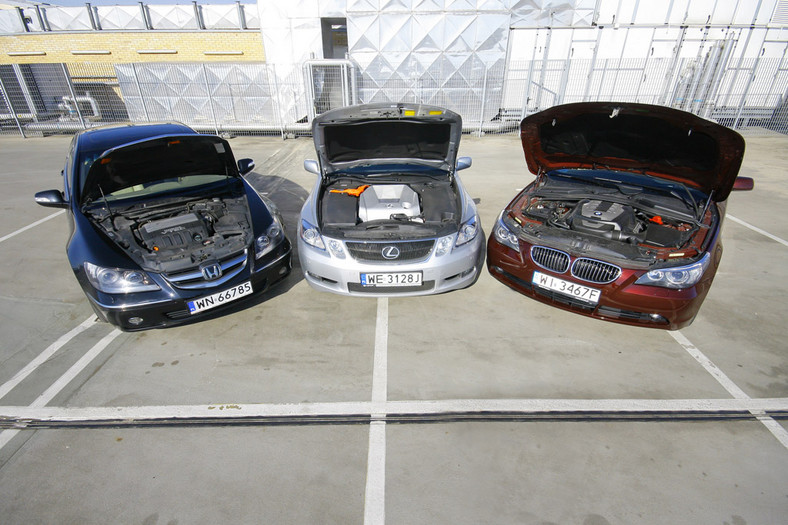 BMW 550 kontra Honda Legend i Lexus GS: duża porcja luksusu