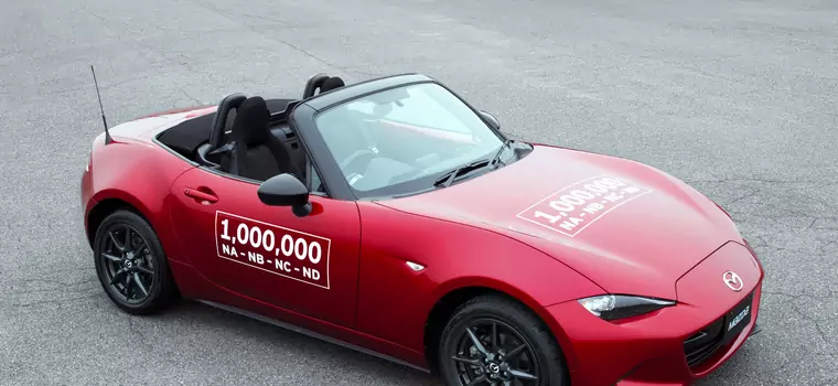 Mazda wyprodukowała 1 mln egzemplarzy MX-5