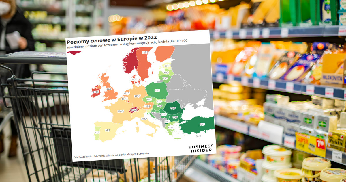 Die Inflation gleicht die Unterschiede aus.  Die polnischen Preise stiegen in die Nähe der deutschen Preise