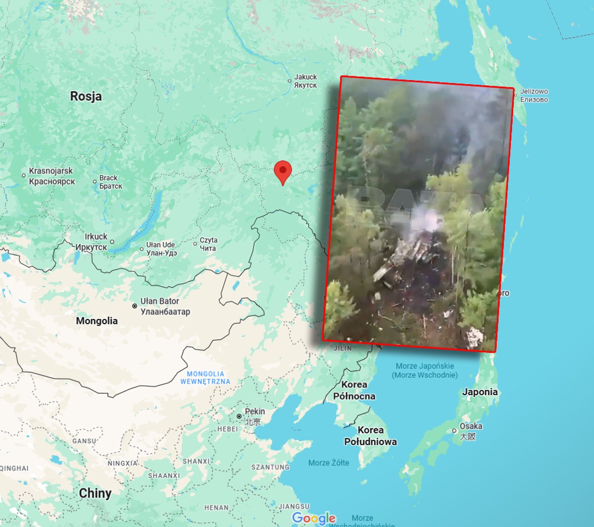 Rosja: samolot zniknął z radarów. Znaleziono szczątki