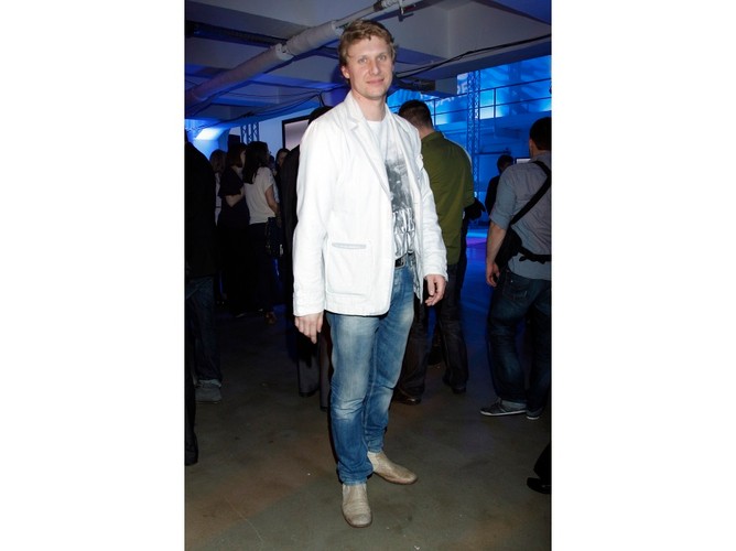 Andrzej Nejman na premierze kosmetyków Dove Men Care