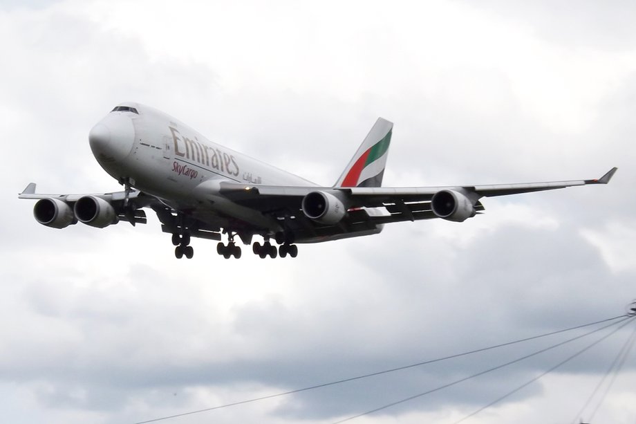 Emirates SkyCargo wykorzystuje też Boeingi 747-400F do przewozu towarów