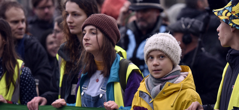 Greta Thunberg wzięła udział w strajku klimatycznym Bristolu