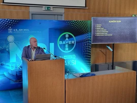 Prof. dr Dejan Kostić, specijalista radiologije i načelnik Instituta za radiologiju na Vojno medicinskoj akademiji, govorio je o dijagnostici tumora mozga magnetnom rezonancom