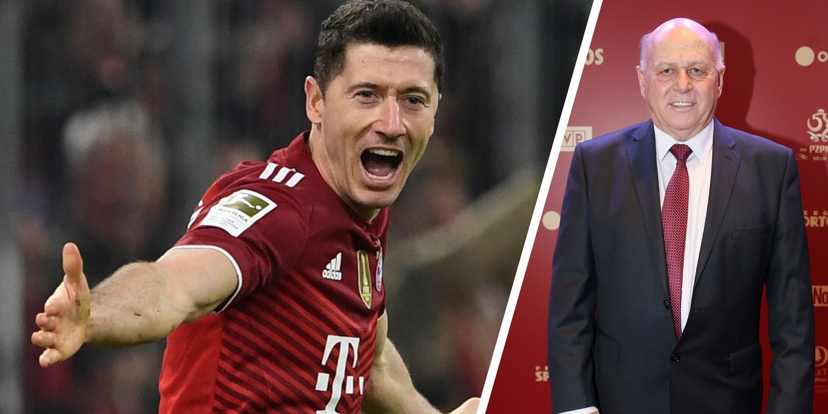 Robert Lewandowski i Grzegorz Lato