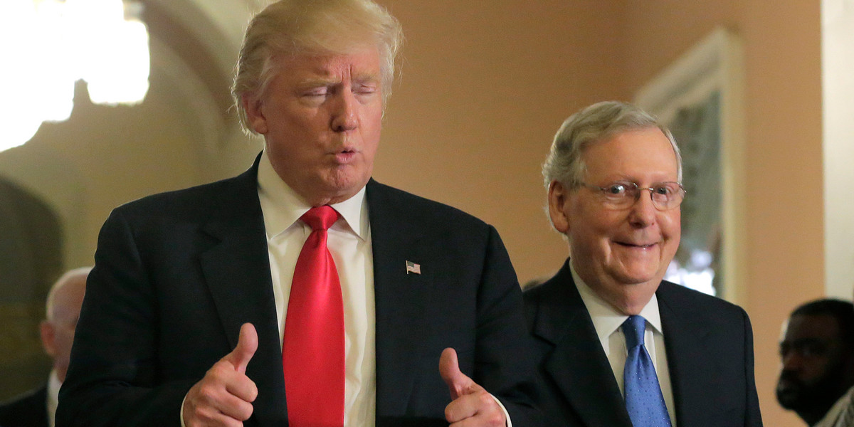 TRUMP: Senate Republicans should use the 'nuclear option' to pass healthcare and tax cuts