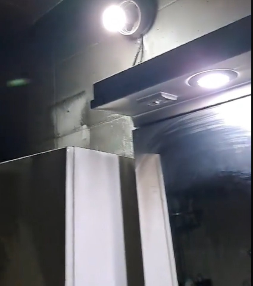 Kupatilo nakon eksplozije bojlera