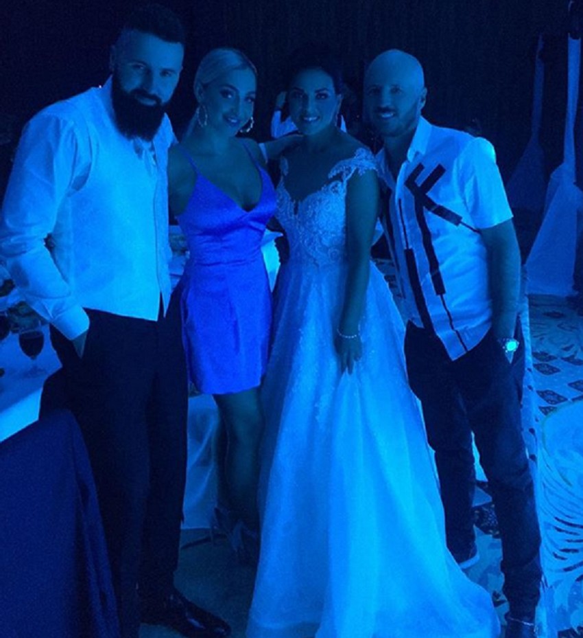 Džala i Alma sa Majom Berović i njenim suprugom Alenom