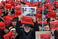 March in memory of Boris Nemtsov held in St Petersburg