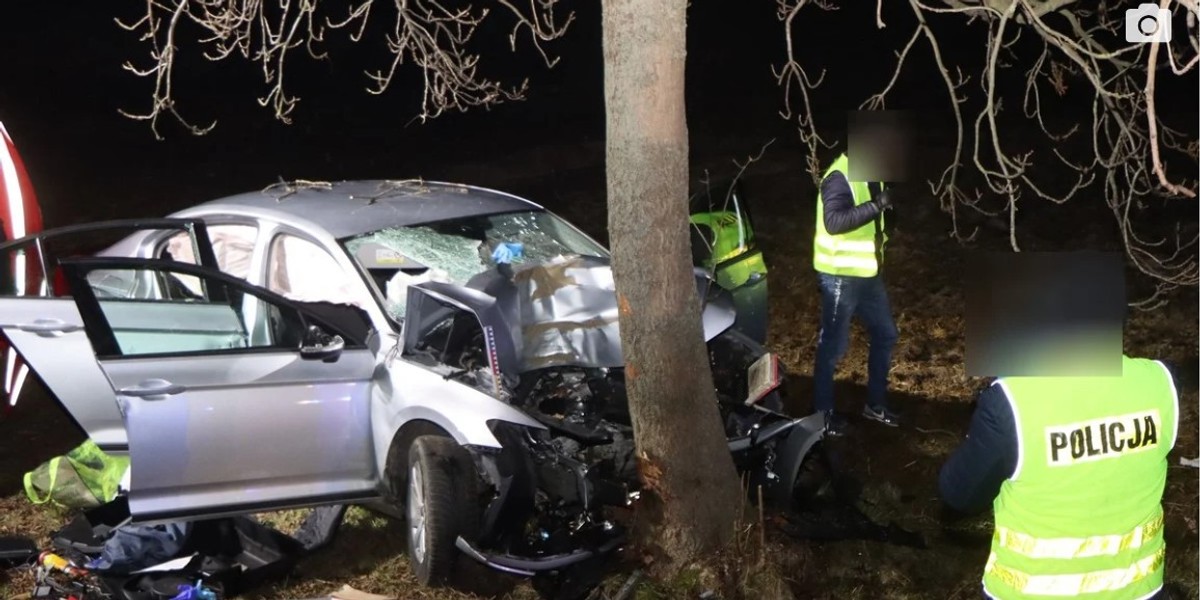  Wypadek pod Bojanowem. Nie żyje mężczyzna. 