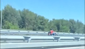 Vožnja u kontrasmeru na auto-putu kod Novog Sada