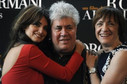 Pedro Almodovar i Penelope Cruz na prezentacji filmu "Los Abrazos Rotos"