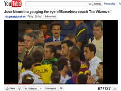 Mourinho włożył trenerowi Barcy palec do oka. Zobacz wideo
