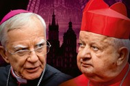 Arcybiskup Marek Jędraszewski i kardynał Stanisław Dziwisz