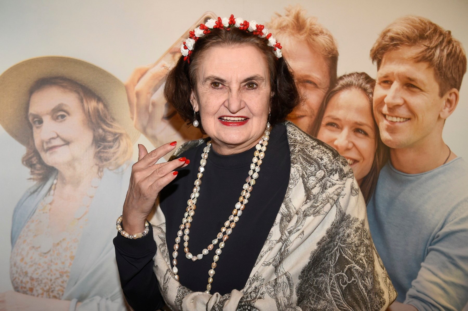 Česká herečka Eva Holubová.