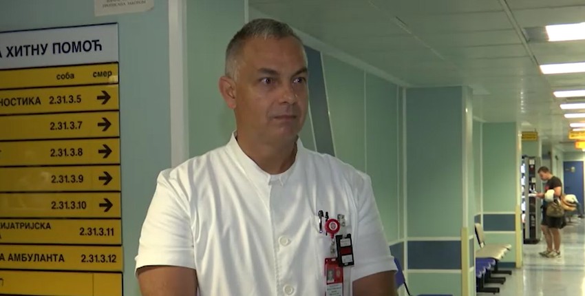 Glavni dežurni hirurg VMA Ivan Marjanović