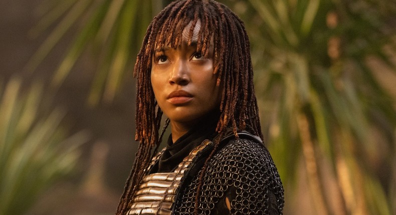 Amandla Stenberg as Mae in Star Wars: The Acolyte.Christian Black/Lucasfilm/Disney