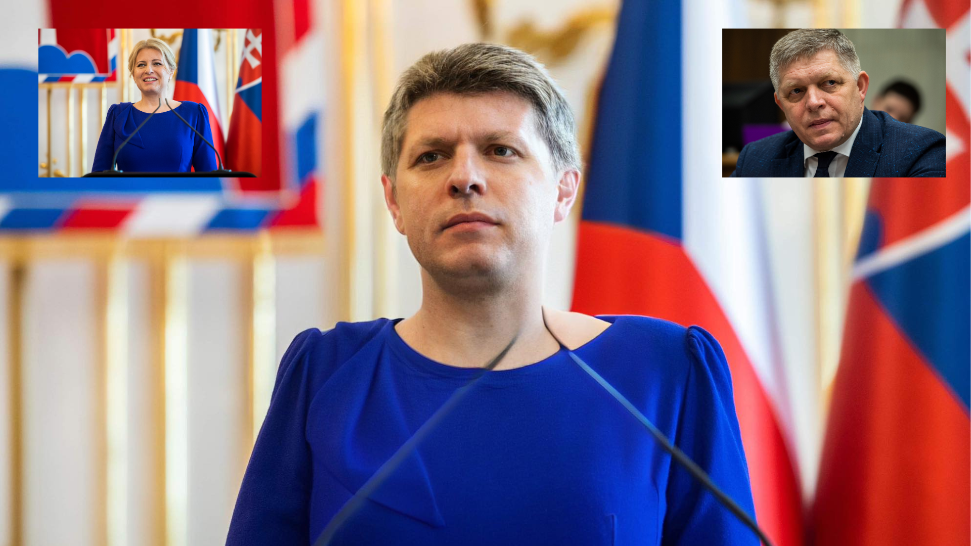 Róbert Fico a Zuzana Čaputová
