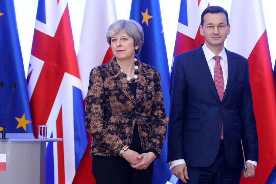 Theresa May i Mateusz Morawiecki podczas polsko-brytyjskich konsultacji międzyrządowych. Grudzień 2017 r.