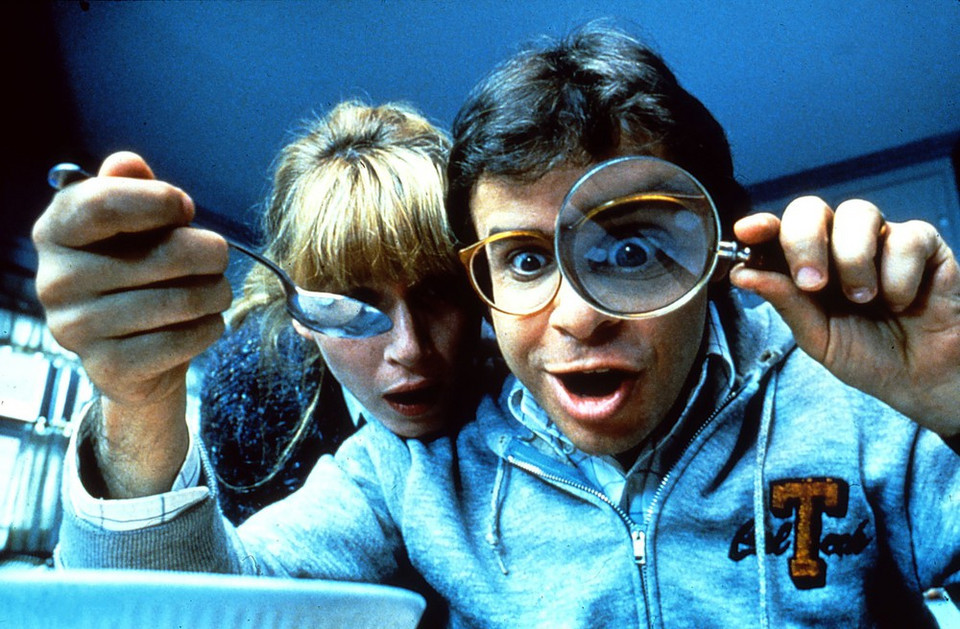 Rick Moranis w filmie "Kochanie, zmniejszyłem dzieciaki"