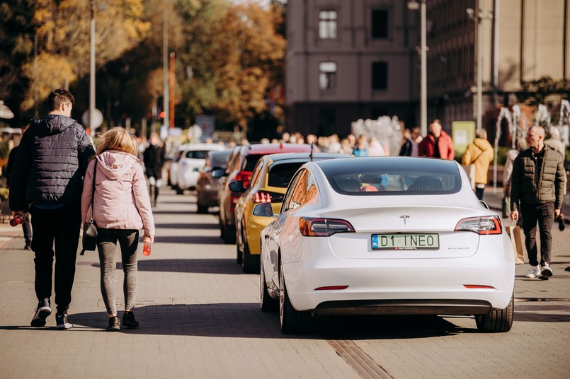 Zlot samochodów elektrycznych w Łodzi