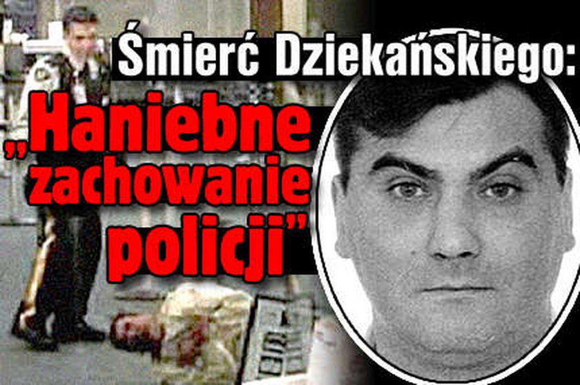 Śmierć Dziekańskiego: "haniebne zachowanie policji"