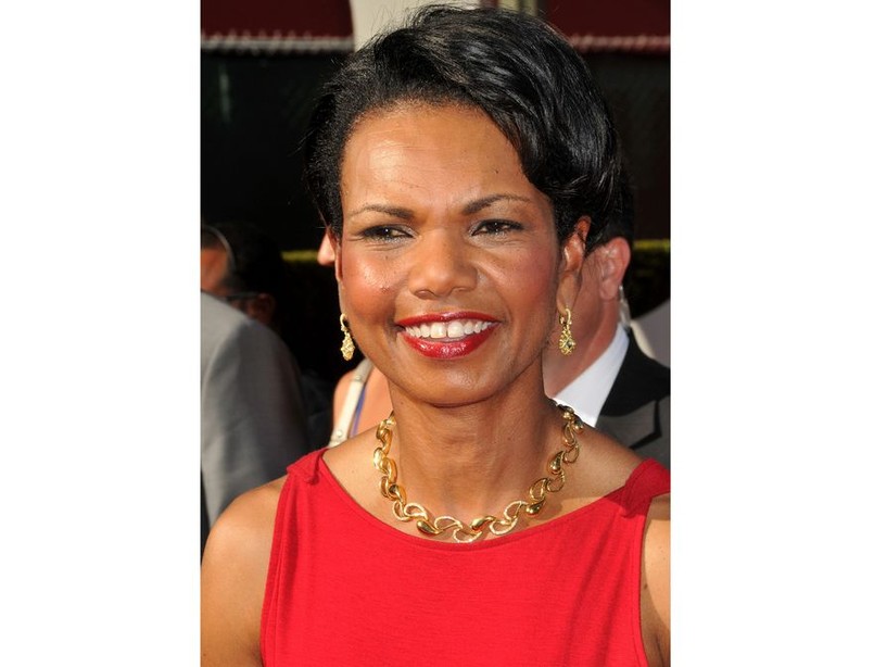 Album ze zdjęciami Condoleezzy Rice w kwaterze Kadafiego