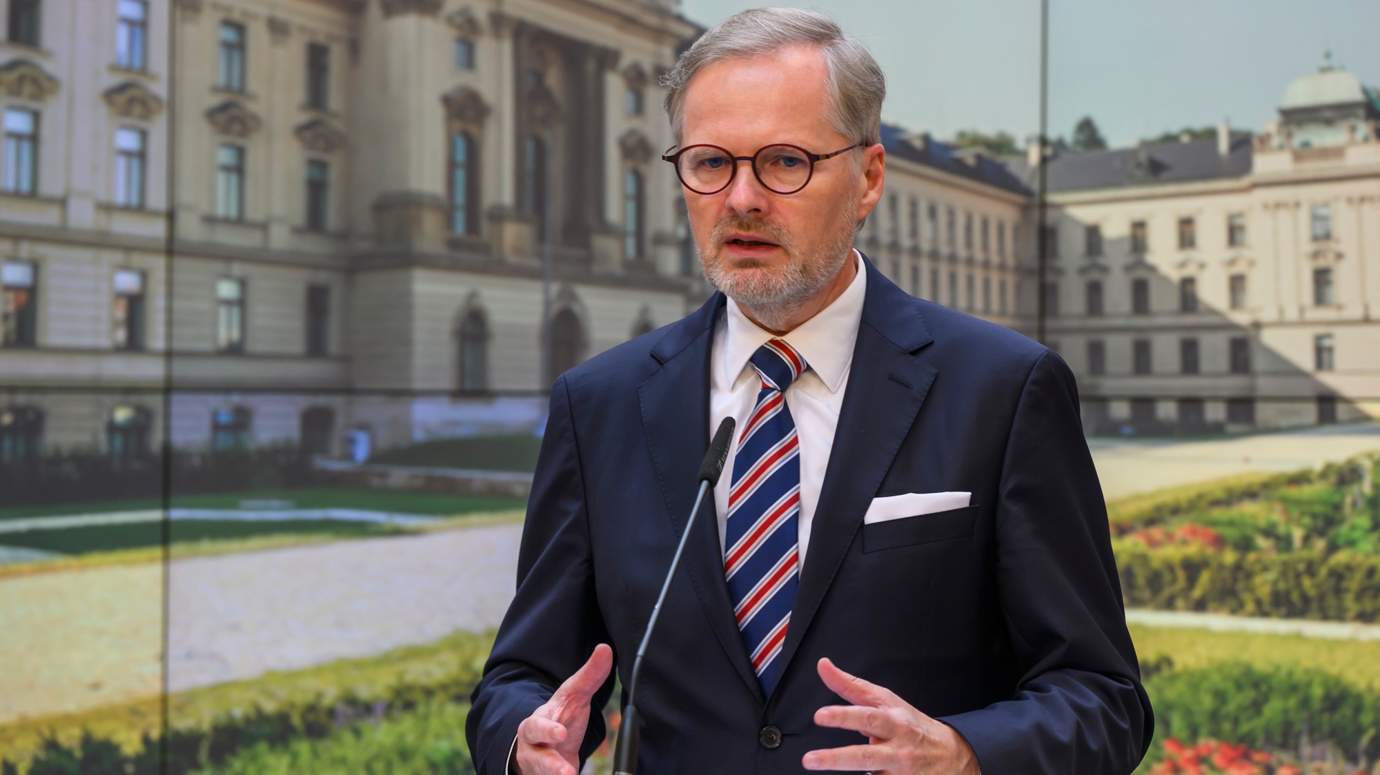 Predseda vlády ČR Petr Fiala.