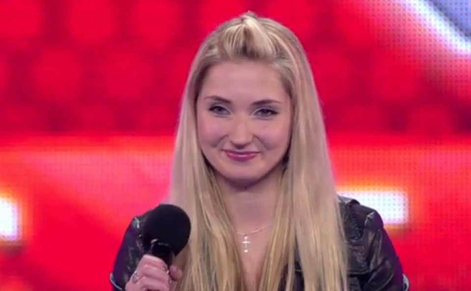 Cleo w "X Factor" (screen)