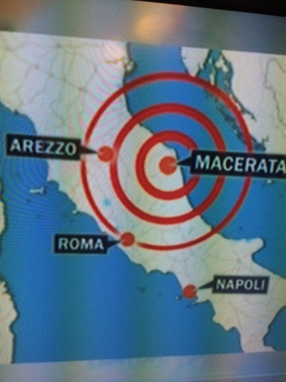 Epicentar kod Maćerate: Karta večerašnjeg potresa u Italiji