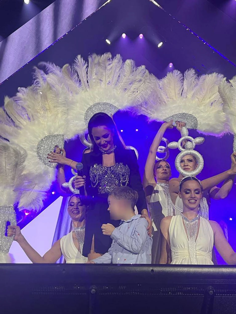 Prijovićka sa sinom