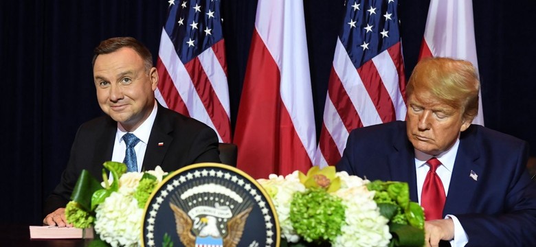 Spotkanie Trump - Duda. Padły ważne słowa dotyczące wiz, nowe lokalizacje dla żołnierzy USA w Polsce [WIDEO]