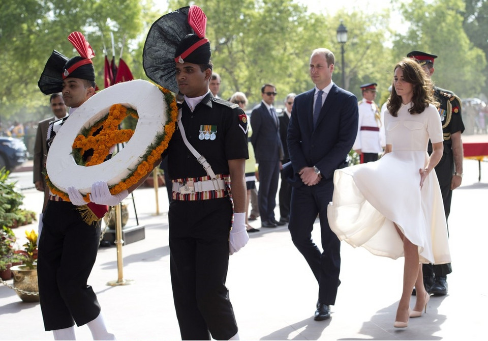 Kate Middleton wraz z księciem Williamem
