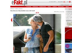 Tak Farrell całuje Bachledę-Curuś