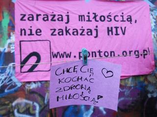 HIV plakat kampania informacyjna