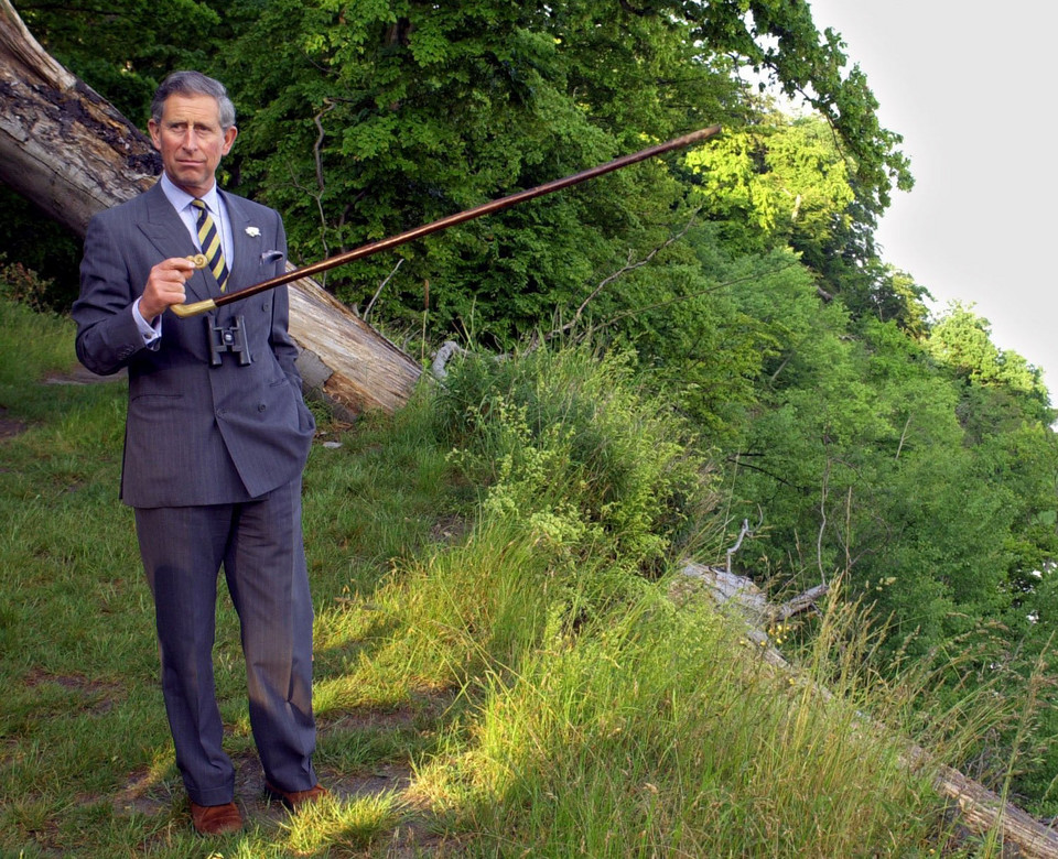 Książę Karol podczas oficjalnej wizyty w Niemczech, 2002 r.