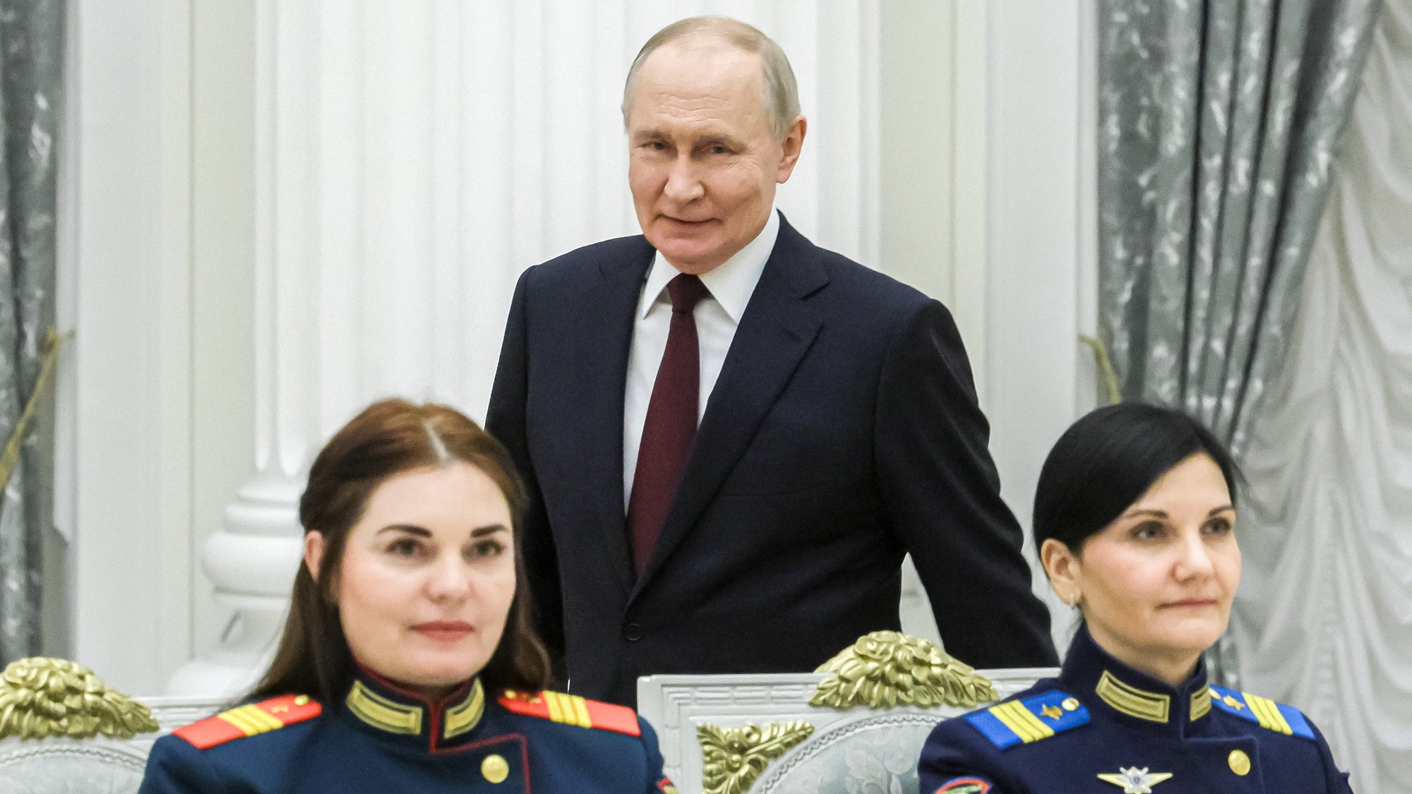 Vladimir Putin na stretnutí v Moskve