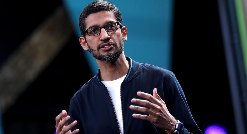 Sundar Pichai, CEO of Google parent Alphabet, announced on January 20 that around 12,000 staff would be laid off.Justin Sullivan/Getty Images