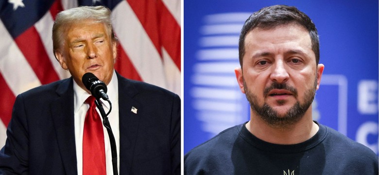 Trump zakończy wojnę w Ukrainie? Rozmawiał z Zełenskim przez telefon