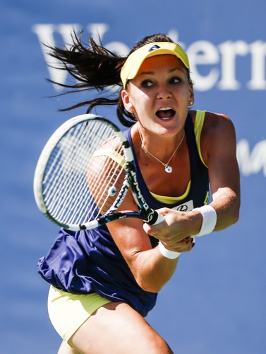 Nowa sukienka przynosi szczęście Agnieszce Radwańskiej