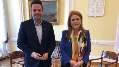 Sarah Ferguson spotkała się z Rafałem Trzaskowskim. "To, przez co przechodzą ci ludzie, jest niewyobrażalne"