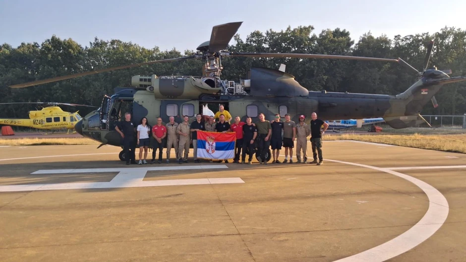 Posada naše Helikopterske jedinice u Španiji