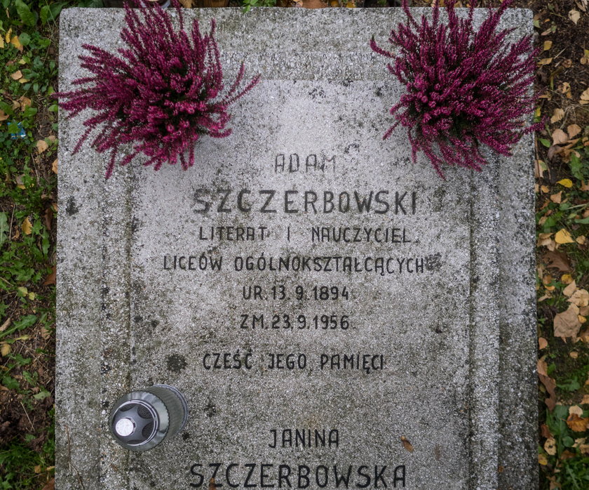 grób Adama Szczerbowskiego i Janiny Szczerbowskiej